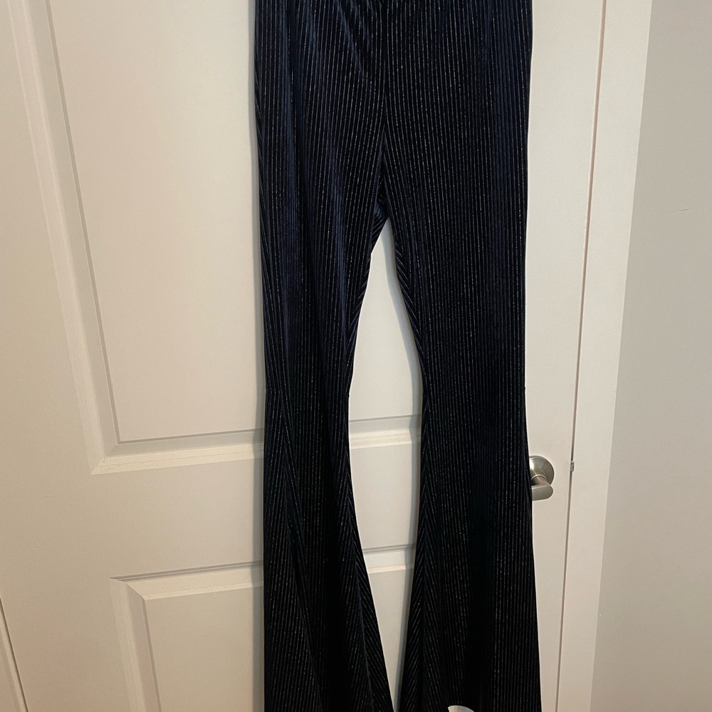 Black Flared Pants